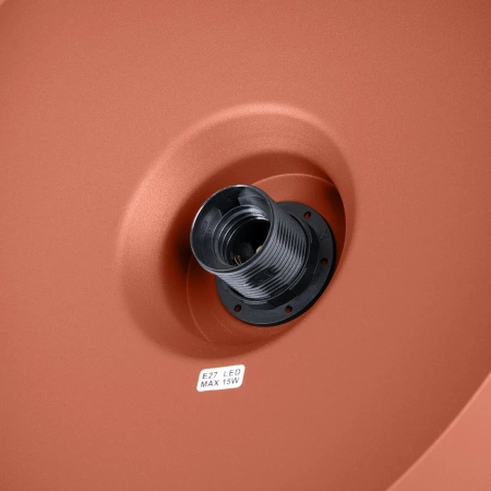 Lampa wisząca BILO ochra czerwona