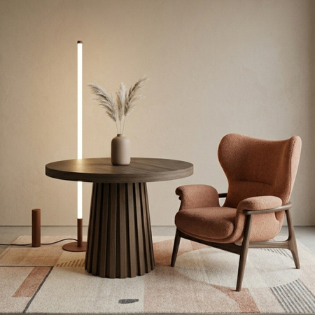 Lampa podłogowa TRANG brązowa 4000K