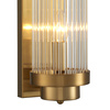 Lampa ścienna STELO 40 cm - kinkiet kryształowy LED, rama metalowa, złoty