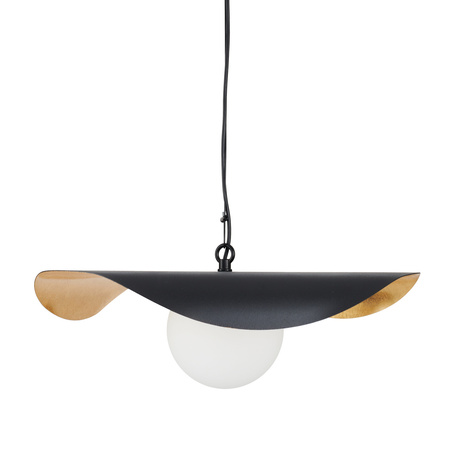Lampa wisząca ENZO 40 cm - czarno złota