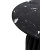 MaMaison stolik LEVANTE 50 czarny marmur  / drewno