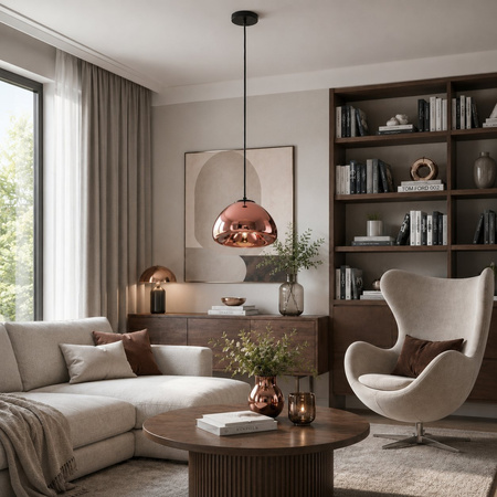 Lampa wisząca VICTORY GLOW S miedziana 17 cm