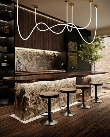 MOOSEE lampa wisząca LASSO 1000 Smart     złota