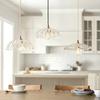 Orchid 1 Pendant Light Clear glass