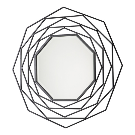 Lustro Estella, czarne, 910 x 910 mm