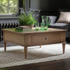 Stolik kawowy Mustique Square z 2 szufladami 900 x 900 x 435 mm