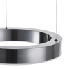 Lampa wisząca CIRCLE 40 cm - LED, ring tytan szczotkowany