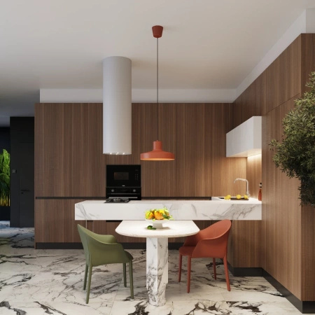 Lampa wisząca BILO ochra czerwona