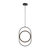 Lampa wisząca ELIPSE M, 45 cm - LED, czarna nowoczesna
