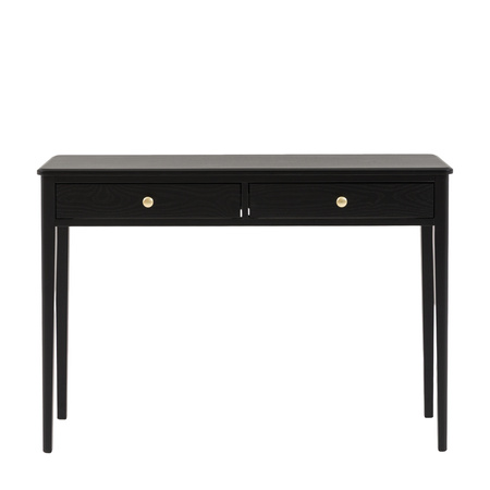 Acton 2 Drawer Console Black 1100x360x760mm