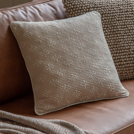 Lanzo Woven Cushion Taupe 450x450mm