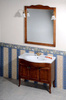 RETRO lustro w drewnianej ramie 89x115cm, buk