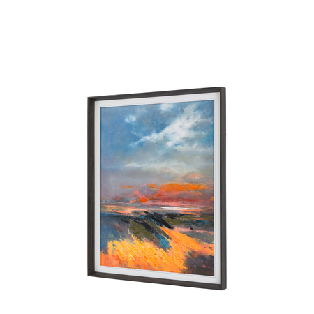 Coastal Glow Framed Canvas 920x60x1120mm