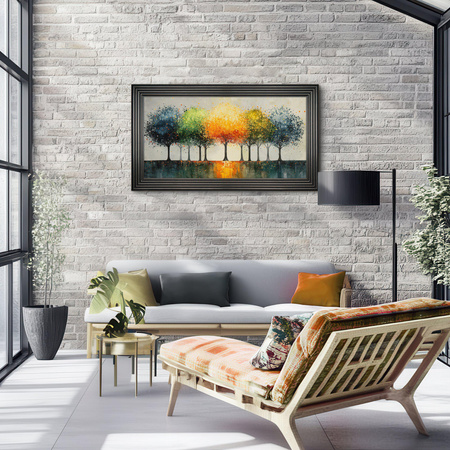 Vibrant Canopy Framed Canvas 1380x30x780mm