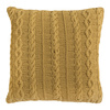 Walton Cable Knit Cushion Ochre 450x450mm