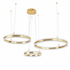 Lampa wisząca ARKADIA LED Trio 40/60/80 cm – złoty połysk