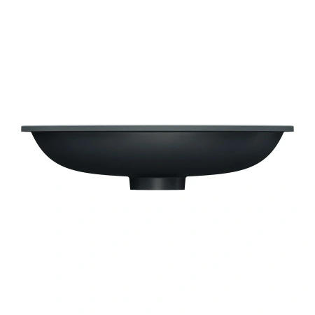 SHELL M+ umywalka podblatowa 54 x 34 cm, black lava mat