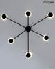 MOOSEE lampa ścienna SHADOW 6 CLOSE czarna