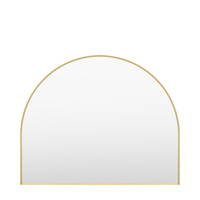 Holworth Overmantle Mirror Gold 1100x900mm