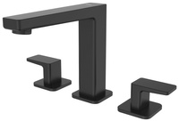 TURSI bateria umywalkowa trzyelementowa, czarny mat