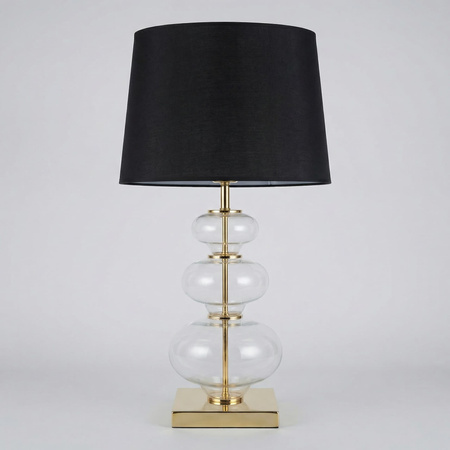 LAMPA NOCNA CZARNO-ZŁOTA BRISTON