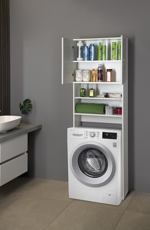 SIMPLEX ECO szafka na pranie 63x25x190cm, biały