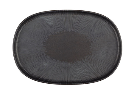 BIZZOTTO talerz HORTA OVAL szary - komplet 4 sztuk