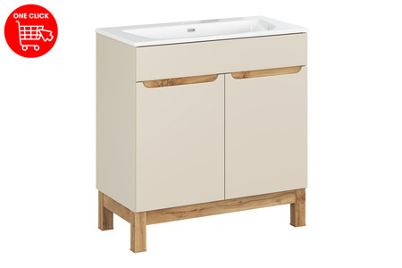 Zestaw meblowy 80cm z umywalką meblową SKY