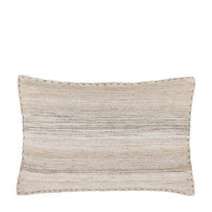 Cardinham Stitched Cushion Ecru 400x600mm