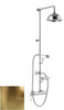 VIENNA zestaw prysznicowy z baterią, mydelniczka, wys.1267mm, brąz