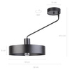 JUMBO 1 CZARNY plafon