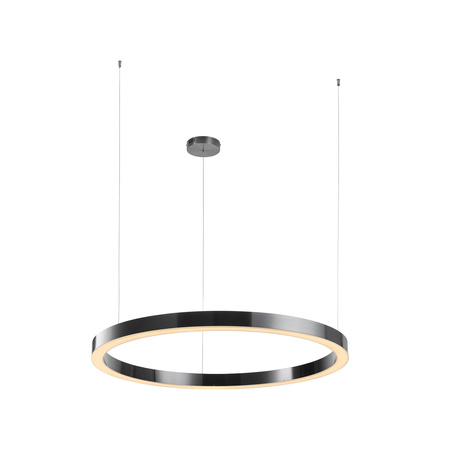Lampa wisząca CIRCLE 100 cm - LED, ring tytan szczotkowany
