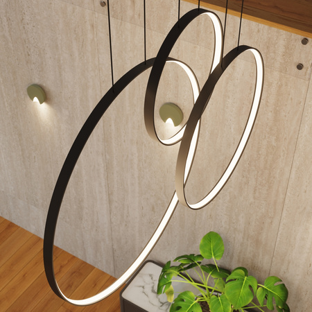 Lampa wisząca RIO 3 55/78/110 biała LED 4000K