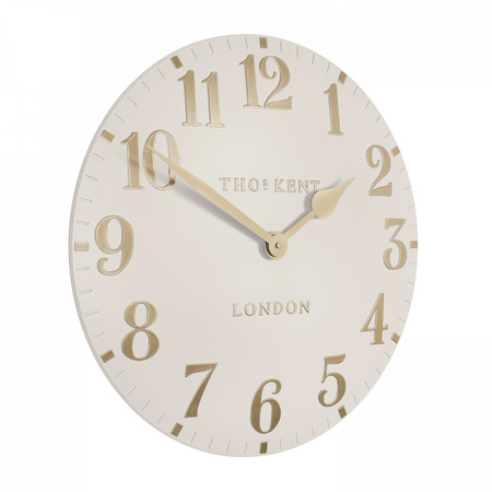 Arabic Wall Clock Oatmeal 20in
