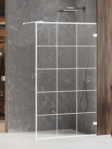 KABINA AVEXA WHITE WALK-IN U 130x200 CZYSTE 6mm ACTIVE SHIELD