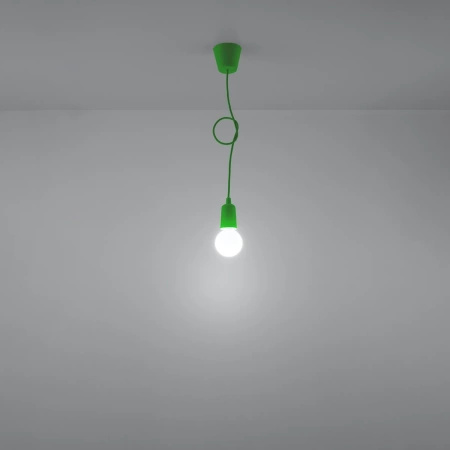 Lampa wisząca DIEGO 1 zielony