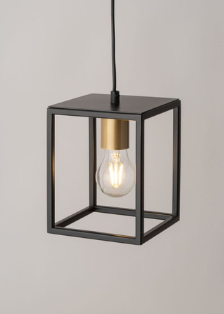 VIGO 1 czarny/złoty lampa wisząca