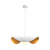 Lampa wisząca ENZO  60 cm - biało złota