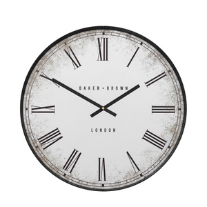 Chester Wall Clock Black 50cm