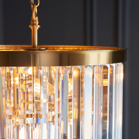 Conaston 4 Pendant Light Brushed Aged Brass