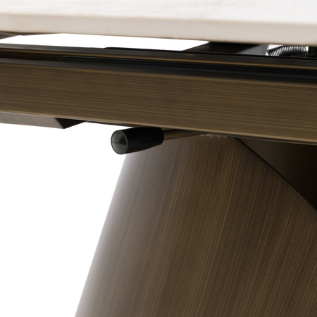 Bresso Dining Table Bronze 1600/2400x900x760mm