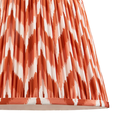 Zigzag Shade Apricot Orange Fabric 240x250x350mm