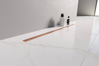 Odpływ liniowy VISIO slim COPPER SZCZOTKOWANY 1000
