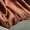 Melange Acrylic Throw Rust 1300x1500mm