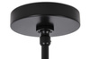 MOOSEE lampa wisząca PLANETARIO 10 czarna - klosze dymione