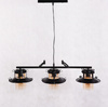 LAMPA WISZĄCA INDUSTRIALNA LOFT CZARNA CAPRI TRIO