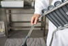 HANDICAP taboret łazienkowy, regulowana wysokość, czarny