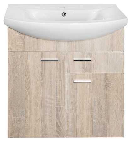 ZOJA szafka umywalkowa 71,5x74x34cm, dąb platin