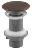 Odpływ umywalkowy 5/4", klik-klak, ceramiczny korek, 20-70mm, brazowy
