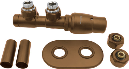 Zawór termostatyczny do grzejnika łazienkowego - prawy